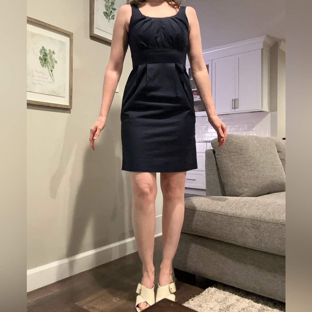 J. Crew Sydney Suit Navy Dress 4